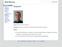 Tablet Screenshot of niallmurray.info
